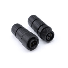 traditional Black amphenol coaxial 2 Pin Waterproof power Connector